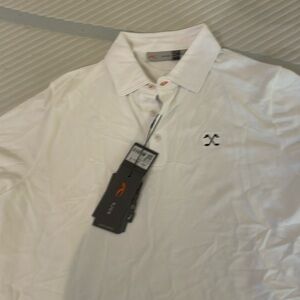 Kjus golf shirt withh Troubadour Golf Club logo